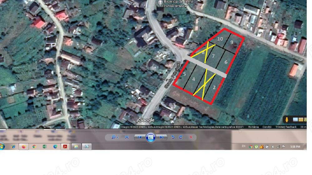 Teren Intravilan central in Sarata  parcele 700 mp