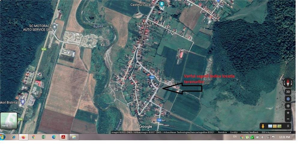 Teren Intravilan central in Sarata  parcele 700 mp