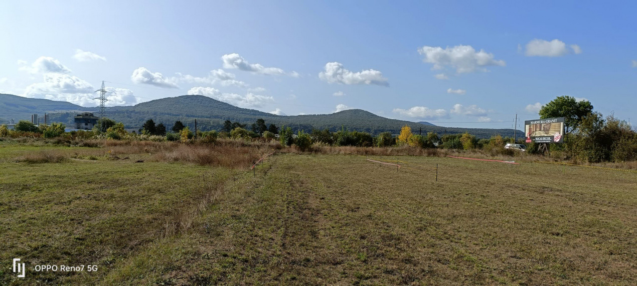 Vand teren Sieu Magherus 1,25 ha , cu front de 33m la DN 17